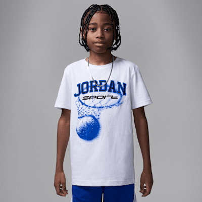 Jordan Dri-FIT Sport Big Kids' Hoop T-Shirt. Nike.com